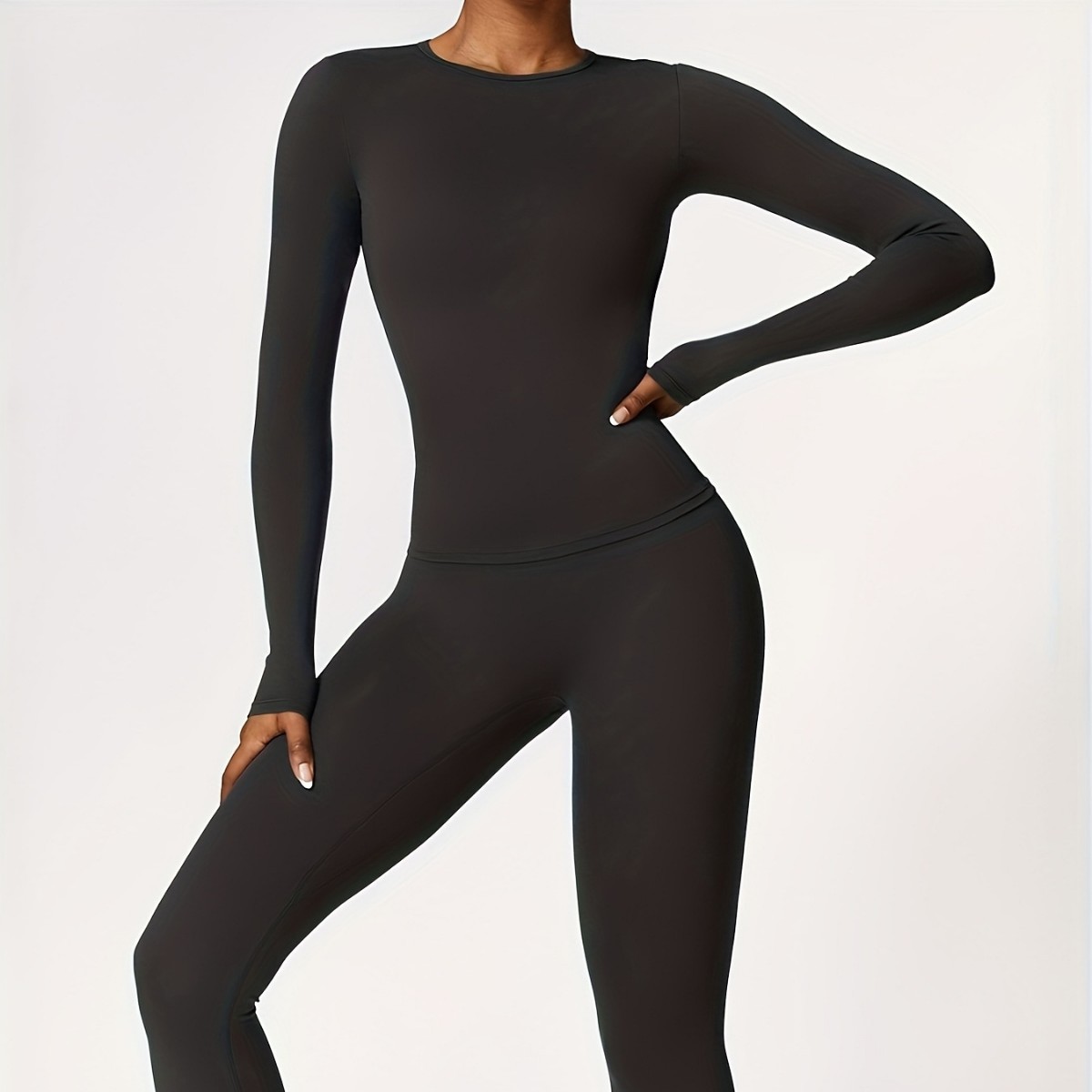 Yoga & Fitness Center - Tight-fitting yoga suit slim long-sleeved outdoor