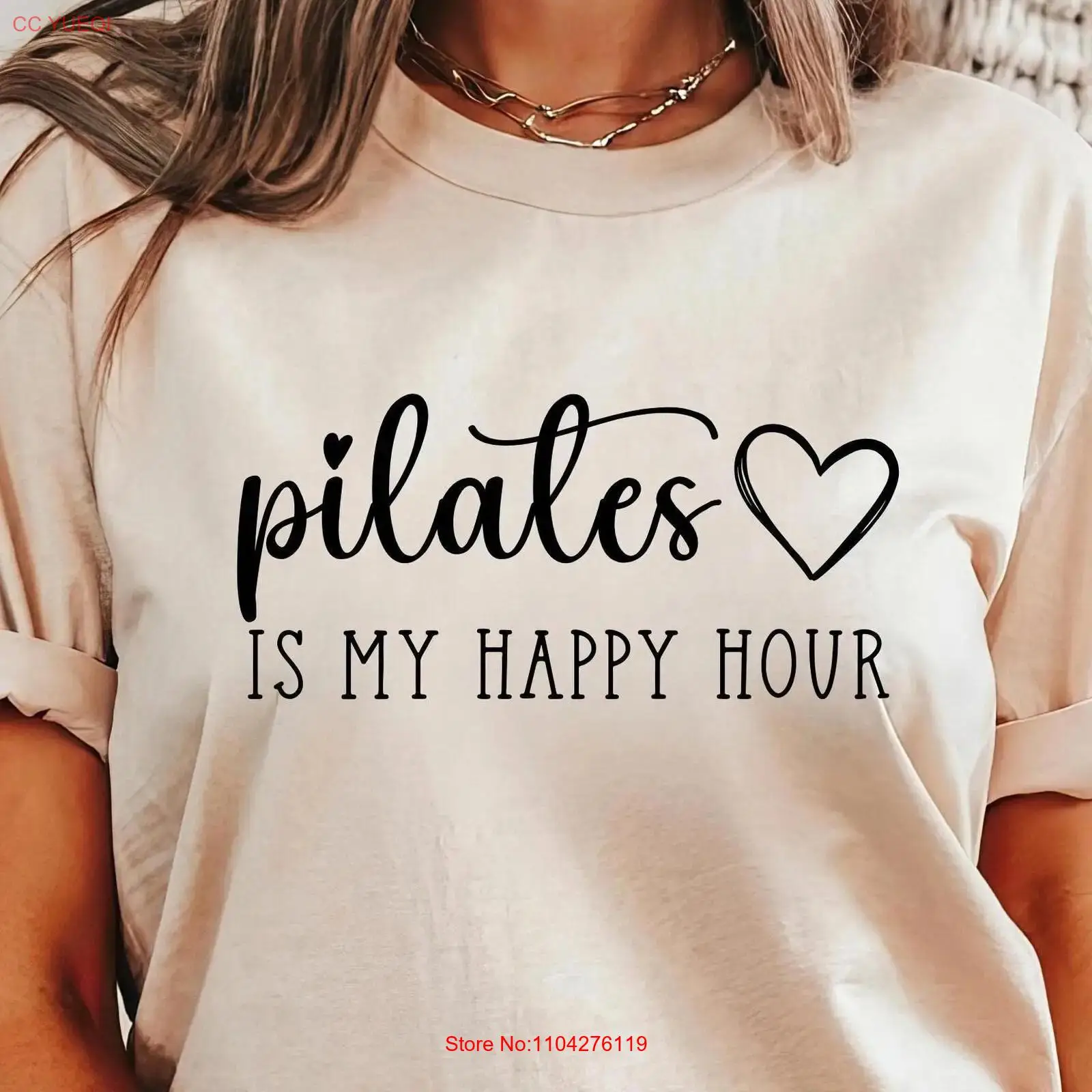 Yoga And Fitness Instructor - Pilates is my Happy Hour T
