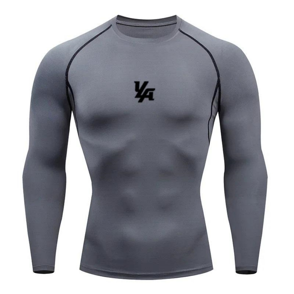 Yoga & Fitness Center - Men's Sports Compression Long Sleeve Top