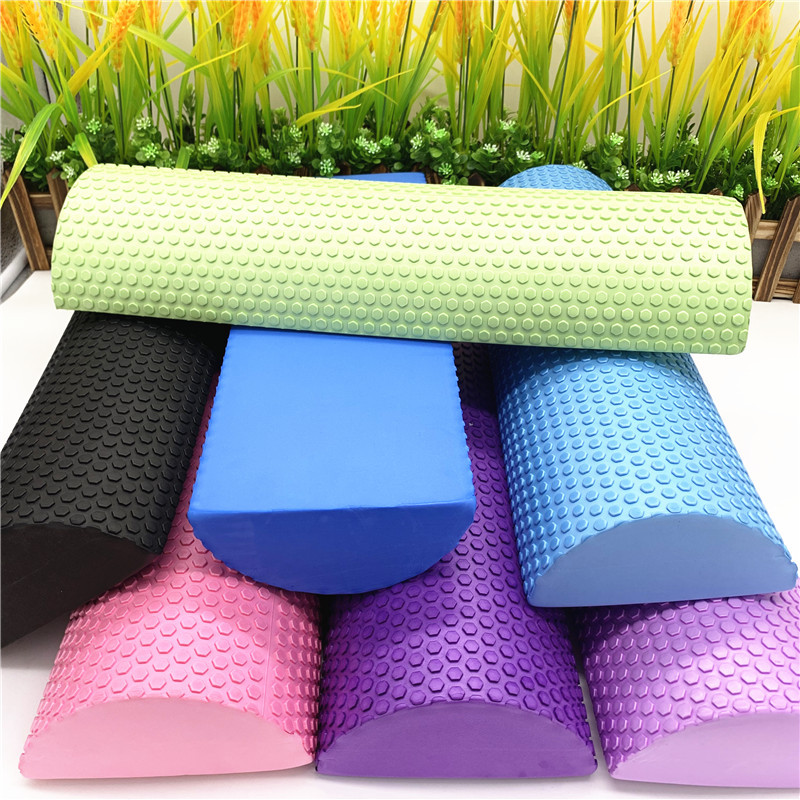 Yoga Blocks - 30/45cm Half Round EVA Massage Foam