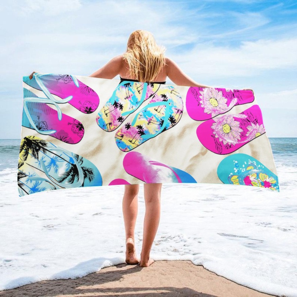 Yoga And Fitness Mat - 1PC Large Size Beach Blanket Microfiber