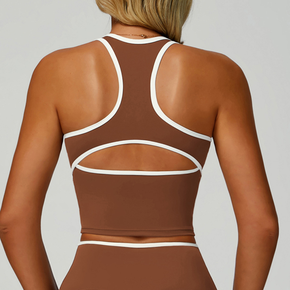 Color Block Sport Bra Yoga Ves - Yoga Blocks ulasan dan harga