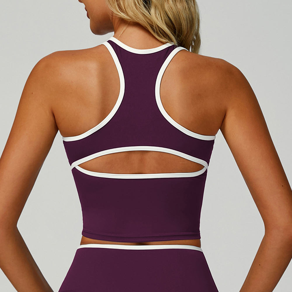Color Block Sport Bra Yoga Ves - Yoga Blocks ulasan dan harga