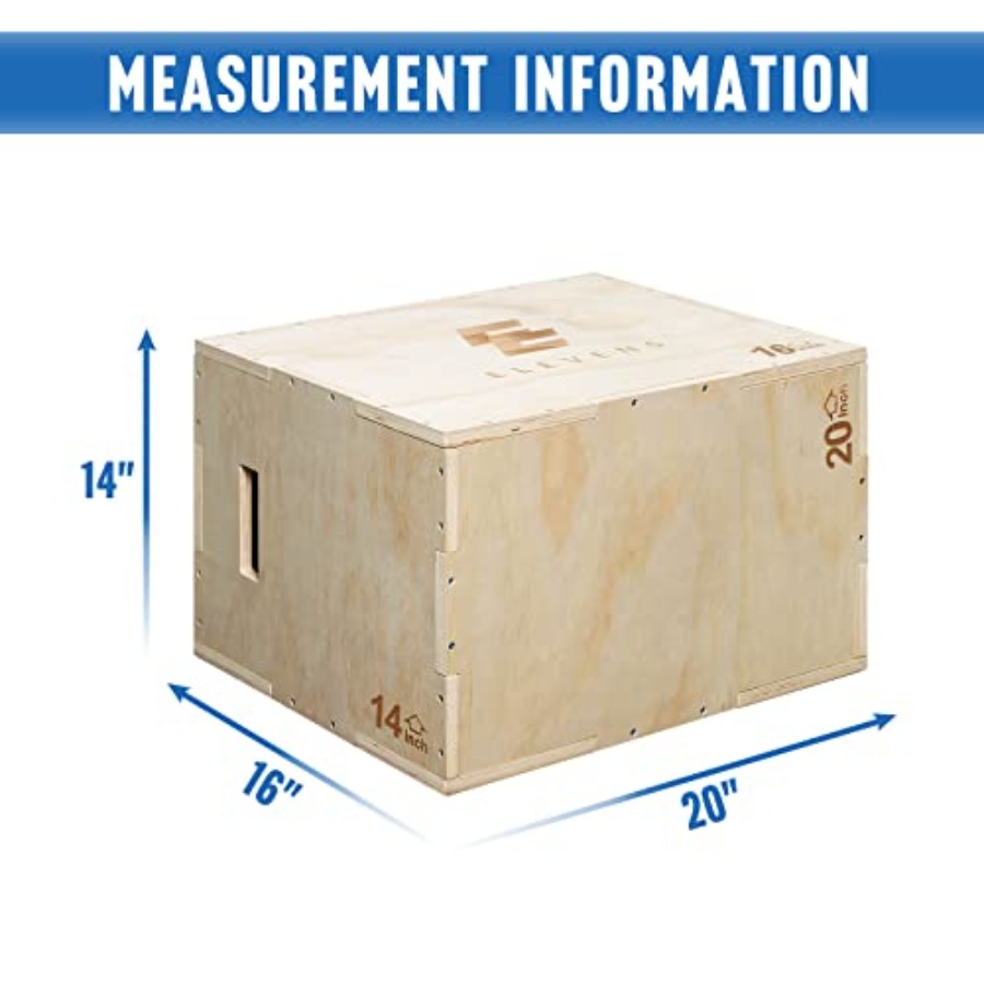 3 in 1 Wooden Plyo Box for Jum - Plyo Jump Box ulasan dan harga