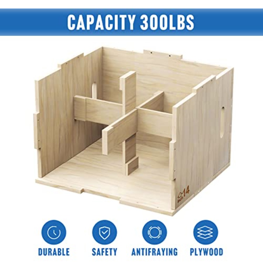 3 in 1 Wooden Plyo Box for Jum - Plyo Jump Box ulasan dan harga