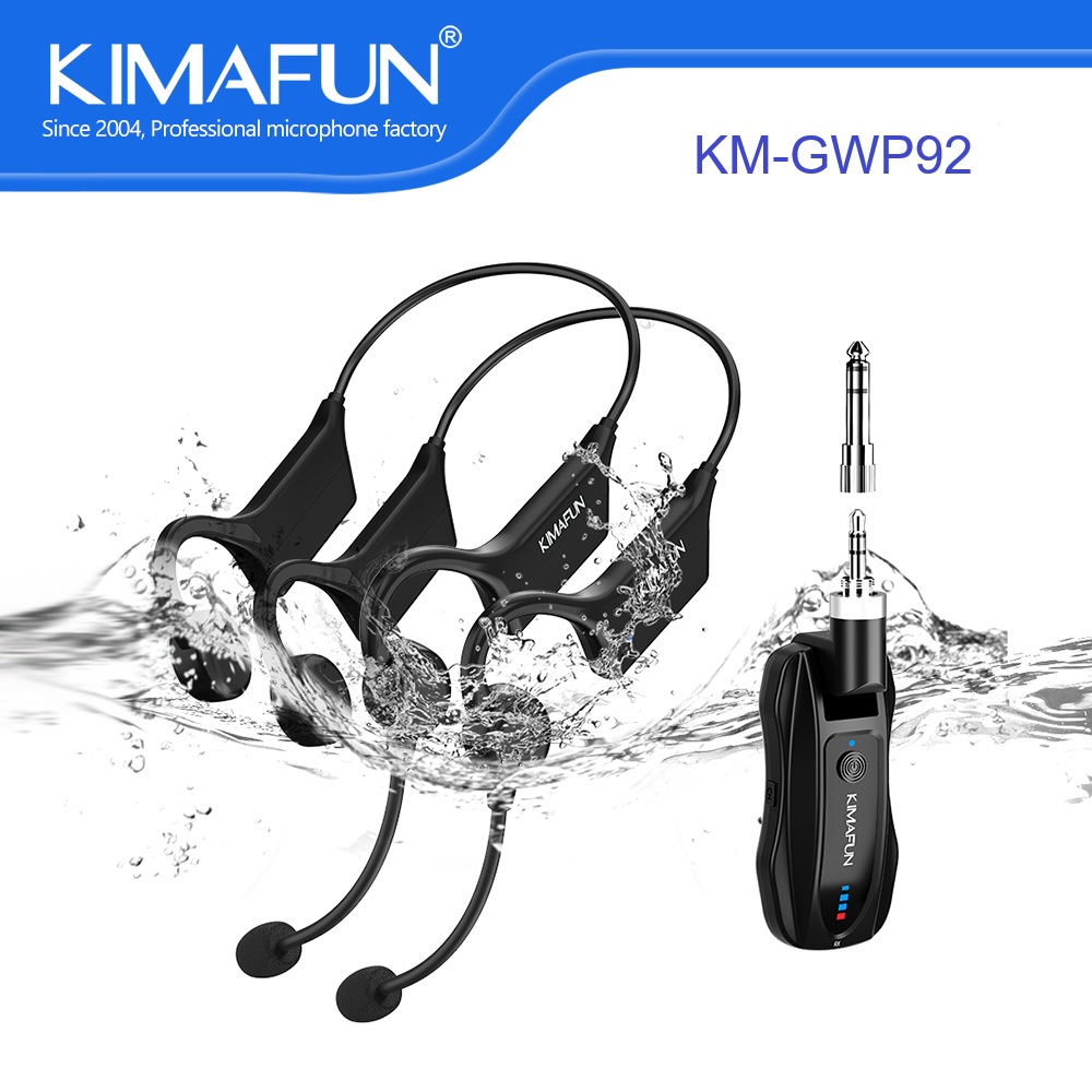 KIMAFUN Dual Wireless Headset  - Yoga And Fitness Instructor ulasan dan harga