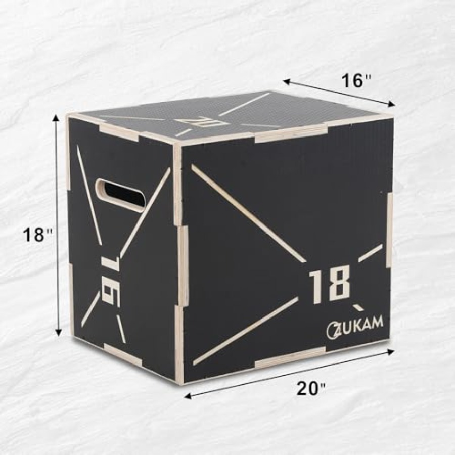 Non-Slip Wood Plyometric Jump  - Plyo Jump Box ulasan dan harga