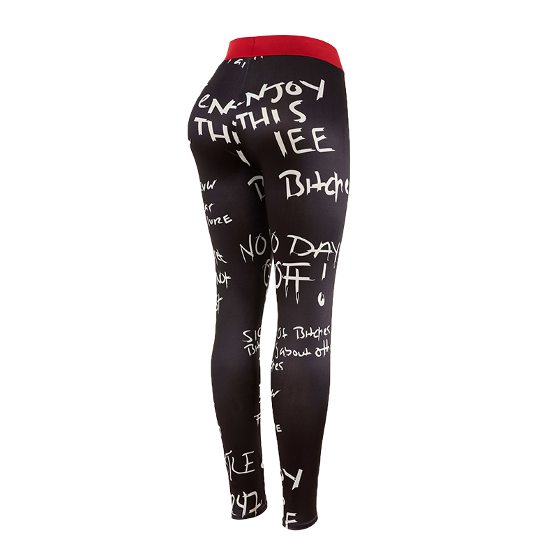 Popular Letter Printed Sexy Fi - Yoga Overall Fitness ulasan dan harga