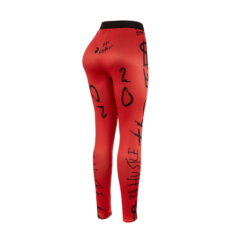 Popular Letter Printed Sexy Fi - Yoga Overall Fitness ulasan dan harga