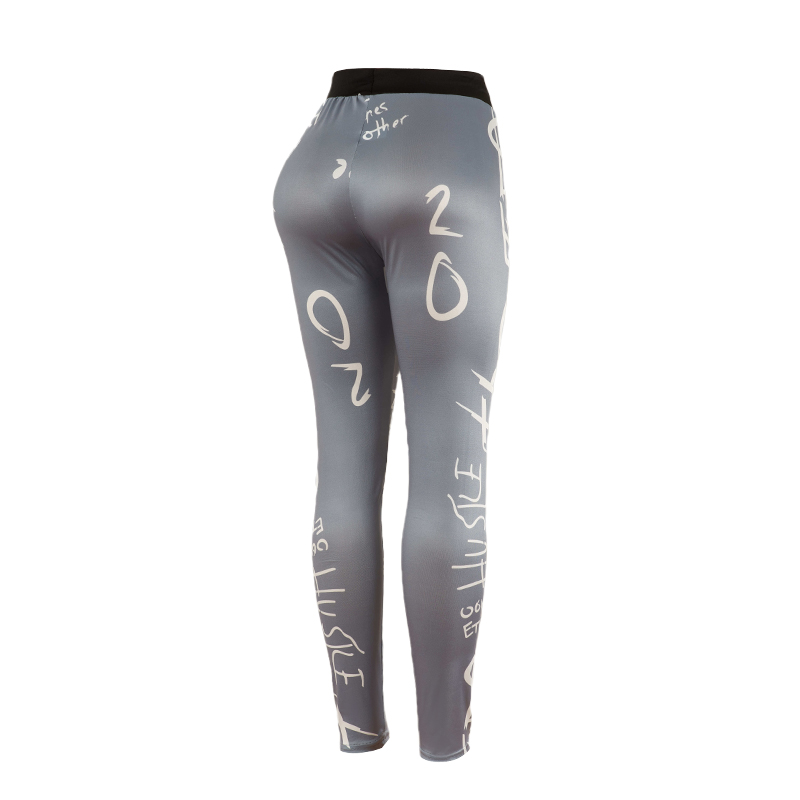 Popular Letter Printed Sexy Fi - Yoga Overall Fitness ulasan dan harga