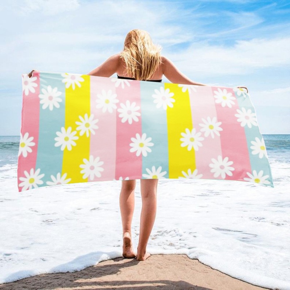Starfish Printing Bath Towel 2 - Yoga And Fitness Mat ulasan dan harga