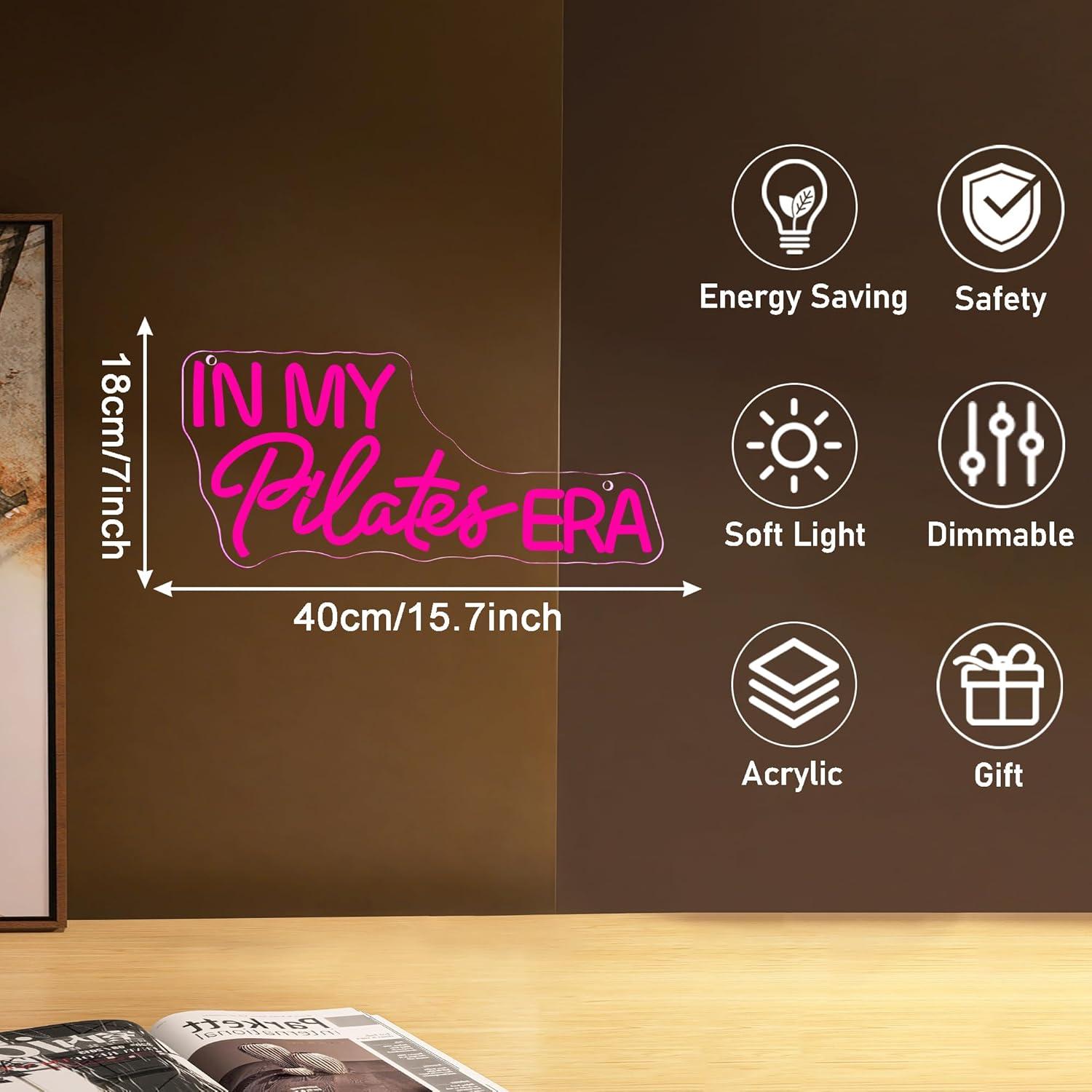 In My Pilates Era Neon Sign Di - Yoga Fitness Rooms ulasan dan harga
