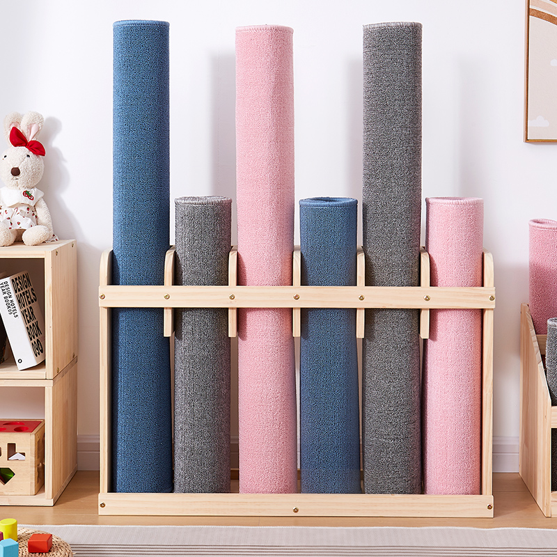 Solid Wood Floor Storage Rack  - Yoga Fitness Rooms ulasan dan harga