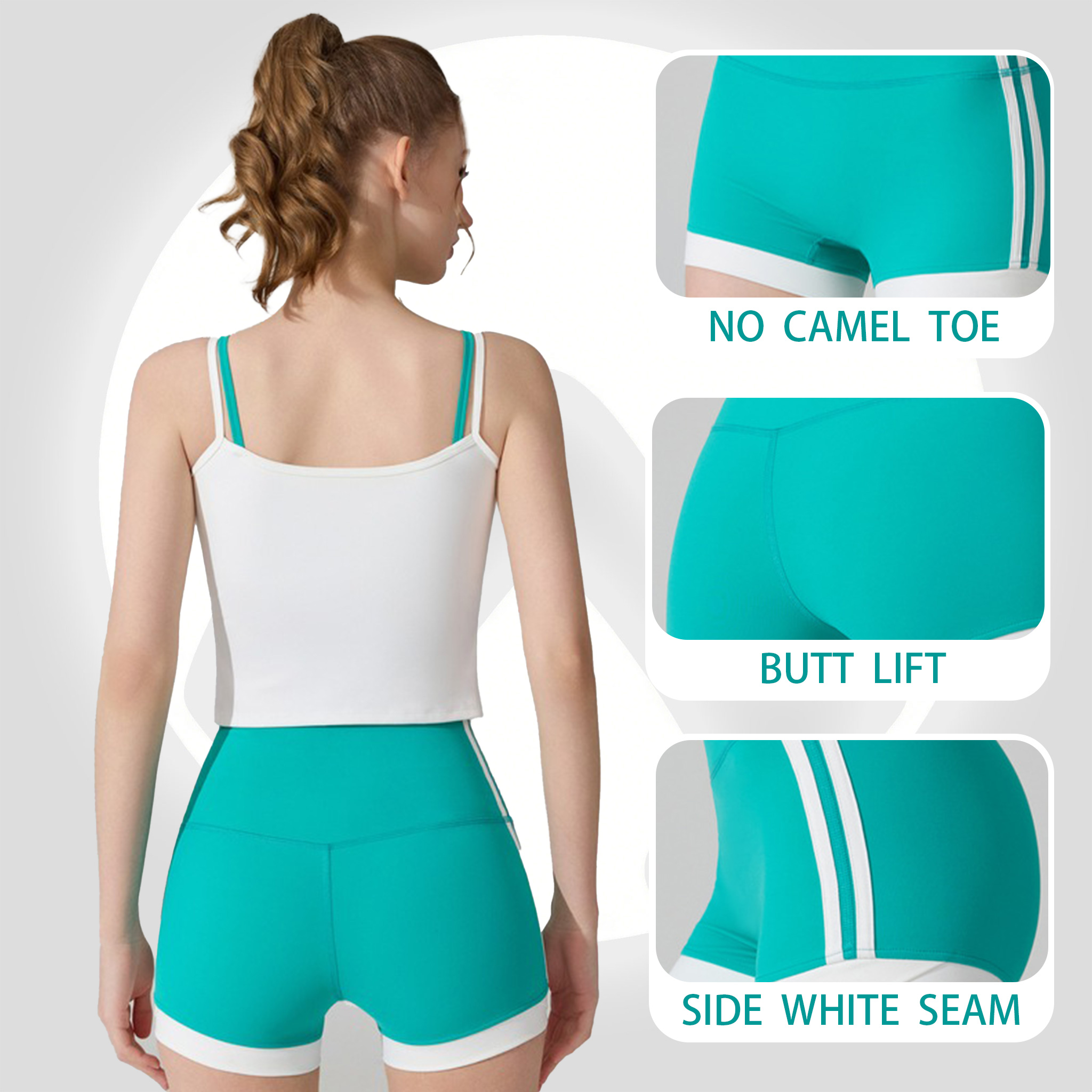 High Waist Peach Lifting Thigh - Yoga Blocks ulasan dan harga