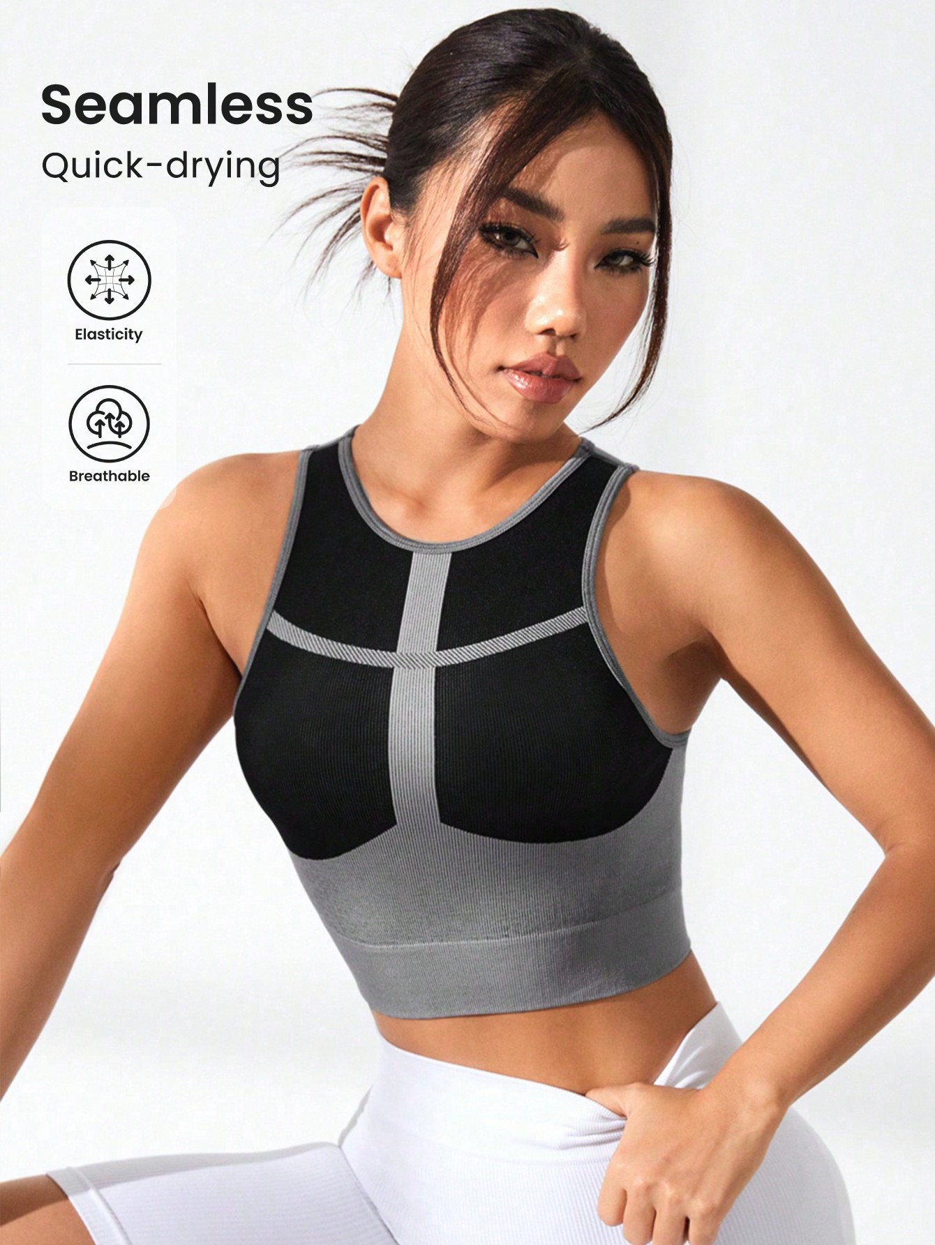 Women Color Block Cross Line R - Yoga Blocks ulasan dan harga