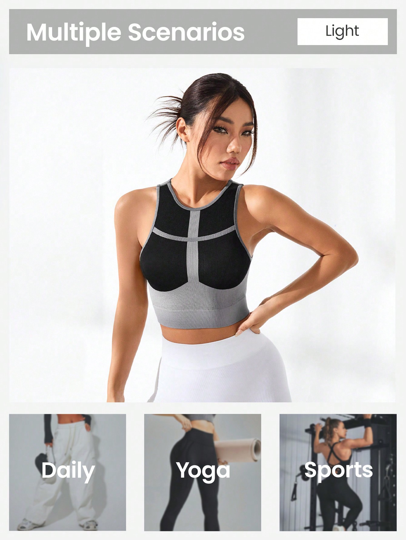 Women Color Block Cross Line R - Yoga Blocks ulasan dan harga