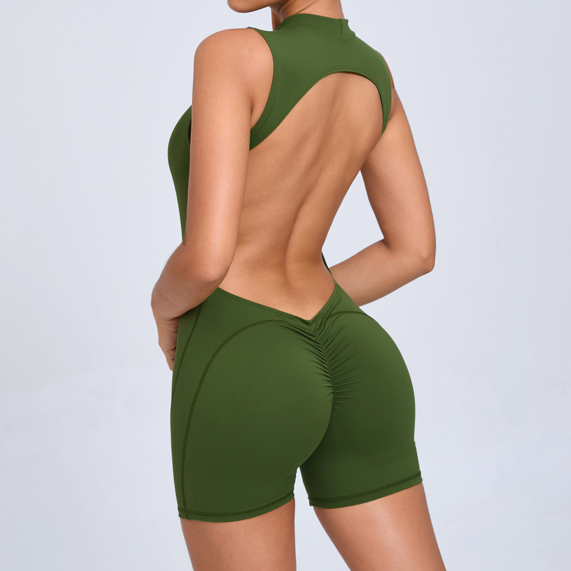 Hollow Backless Gym Bodycon Sh - Yoga Overall Fitness ulasan dan harga