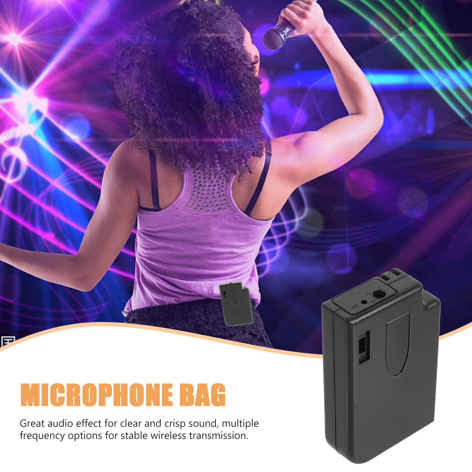 Professional Mic Belt Pouch fo - Yoga And Fitness Instructor ulasan dan harga