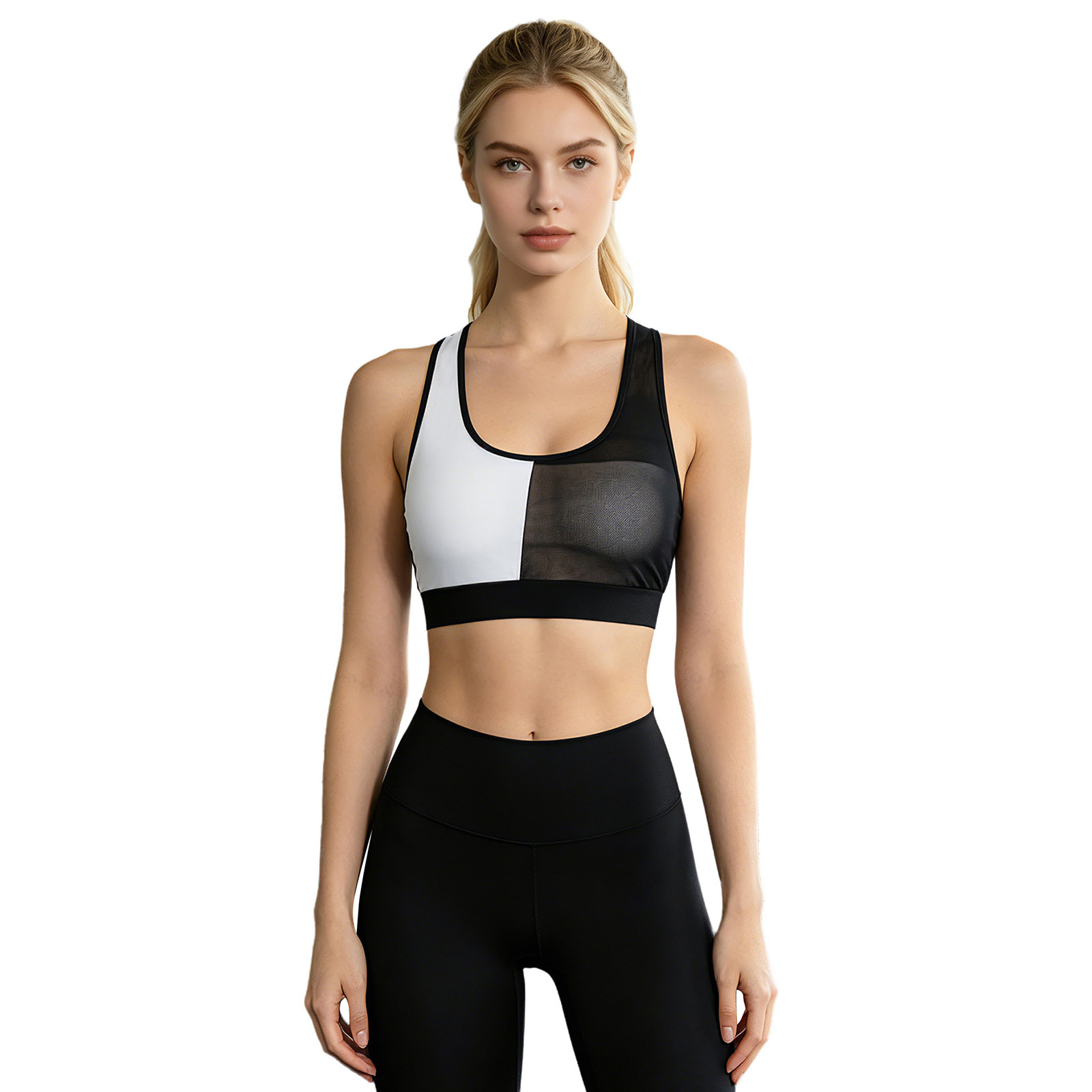 Women Color Block Yoga Bra Sle - Yoga Blocks ulasan dan harga