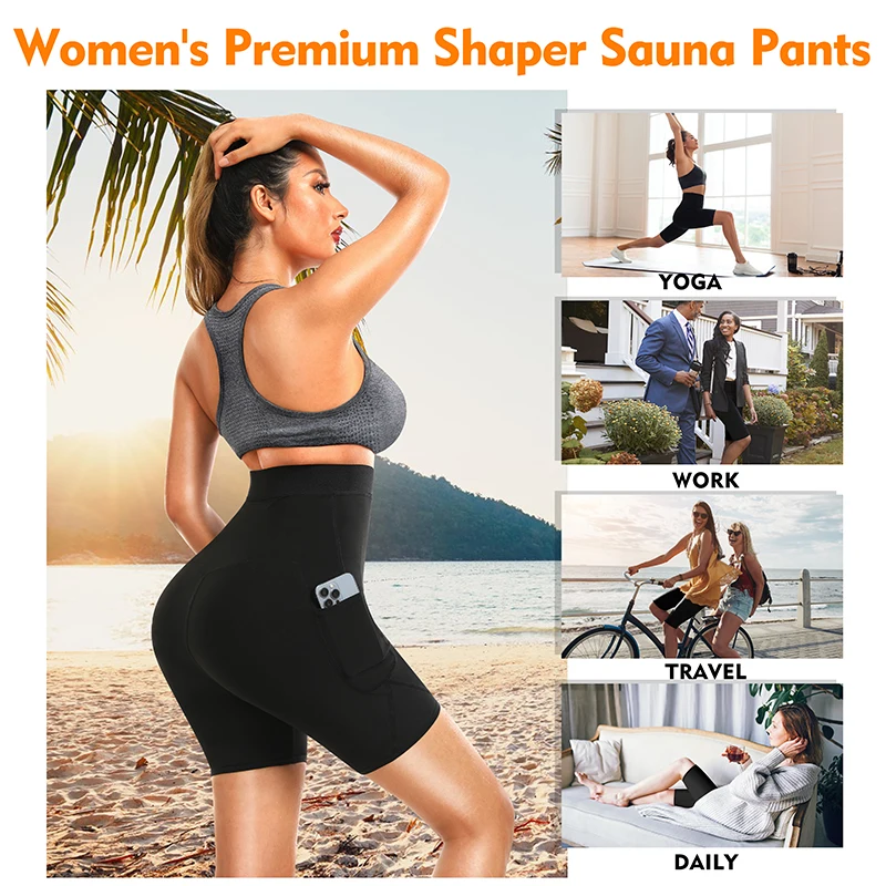 Sweat Sauna Pants Body Shaper  - Waist Trainer Women ulasan dan harga