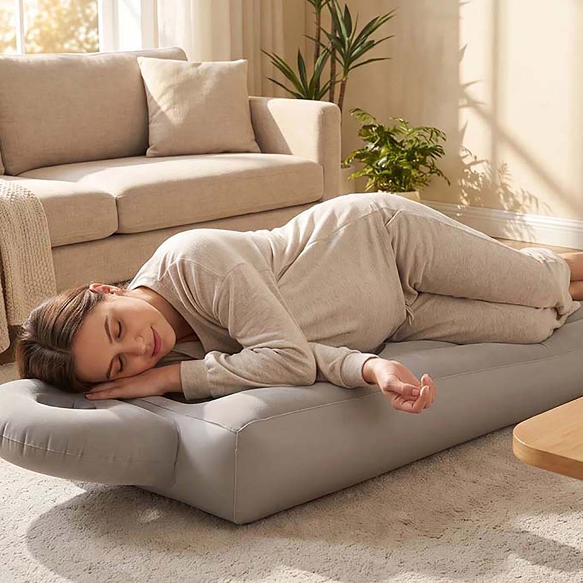 Inflatable Pregnancy Pillow Yo - Yoga And Fitness Mat ulasan dan harga