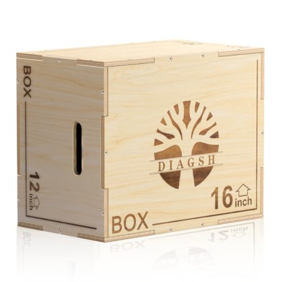 Plyo Box - 3-in-1 wood plyomet - Plyo Jump Box ulasan dan harga